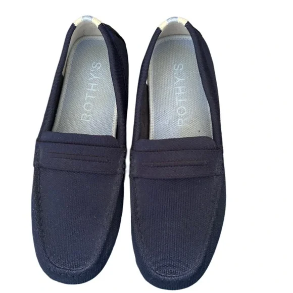 Rothy’s Navy The Daily Driver Loafers - Picture 2 of 3